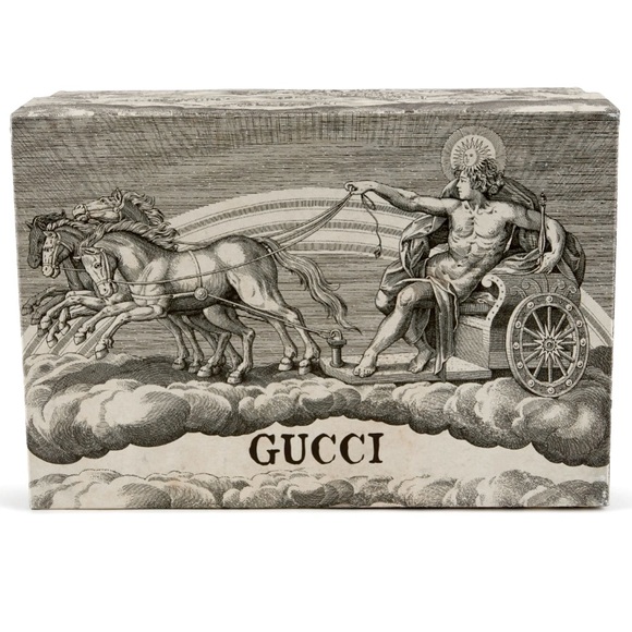 Gucci: RARE Authentic Greek Chariot Storage Gift Boxes - Picture 3 of 14